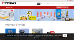 Desktop Screenshot of eltronis.com